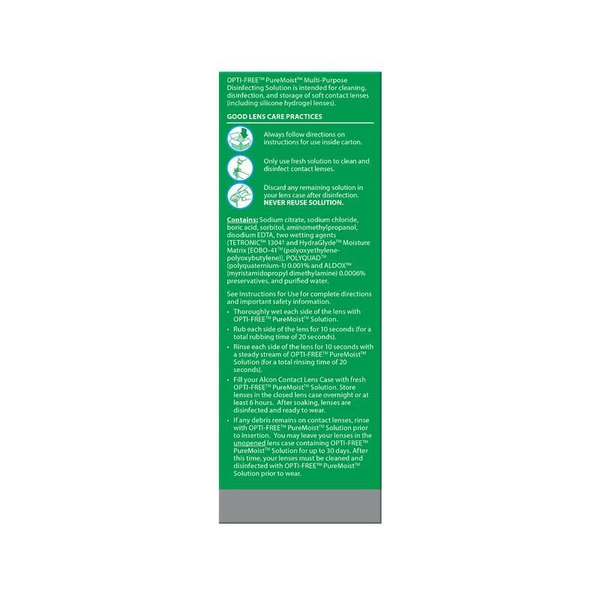 Opti-Free Puremoist Travel Pack 90ml