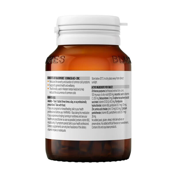 Blackmores Echinacea ACE + Zinc 60 Tablets