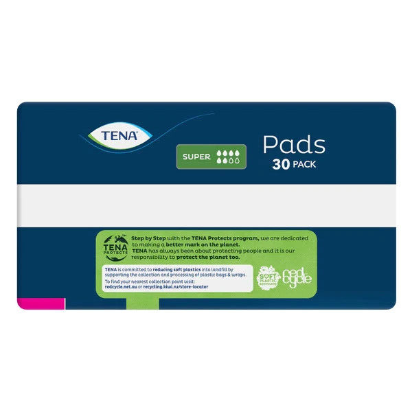 Tena Pads Super 30 Pads