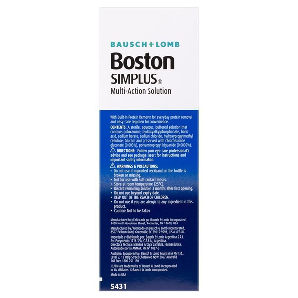 Bausch + Lomb Boston Simplus Multi-Action 120ml