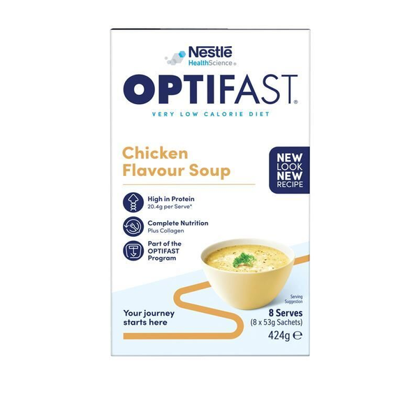 Optifast VLCD Soup Chicken 8 x 53g Sachets