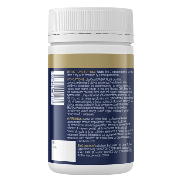 BioCeuticals UltraClean EPA/DHA Plus 120 Capsules