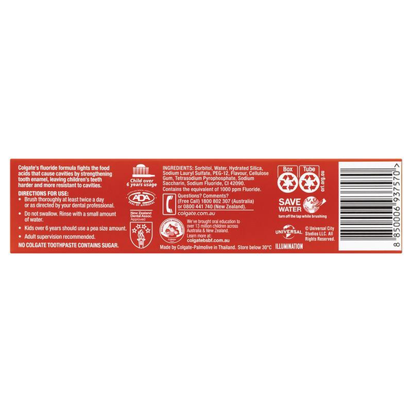 Colgate Kids Minions Mild Mint Toothpaste 6+ Years 90g