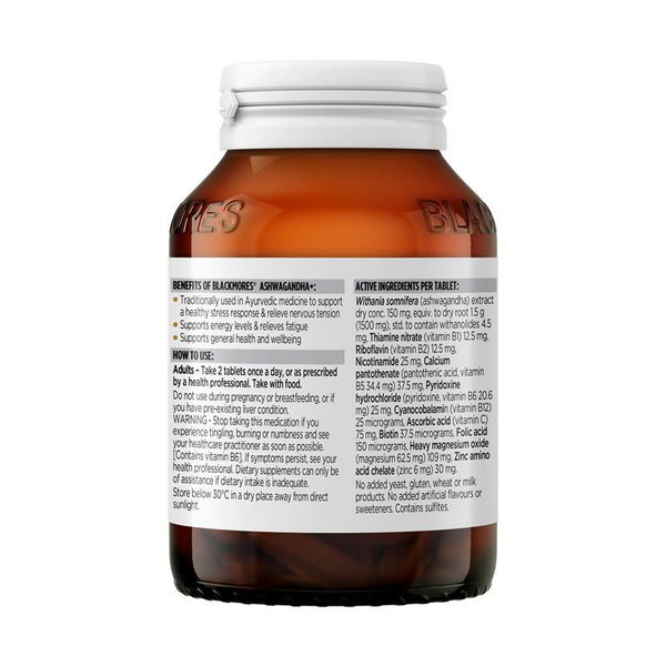 Blackmores Ashwagandha+ 120 Tablets