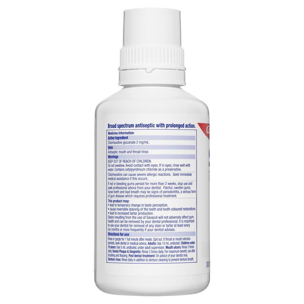 Colgate Savacol Alcohol Free Mint Mouthwash 300ml 