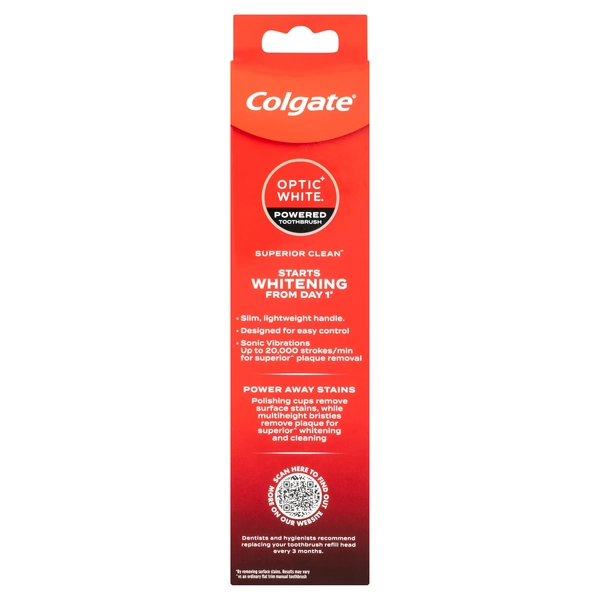 Colgate Optic White Soft Powered Toothbrush 1 Pack