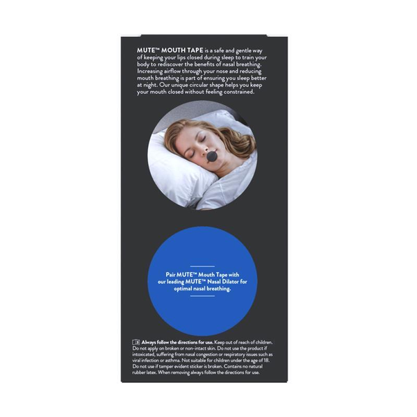 Mute Mouth Tape 30 Pieces 1 Month Supply