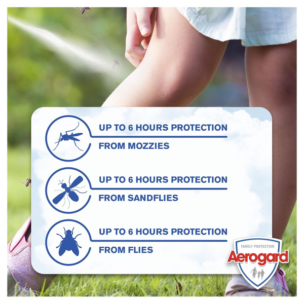 Aerogard Odourless Protection Insect Repellent Aerosol 150g