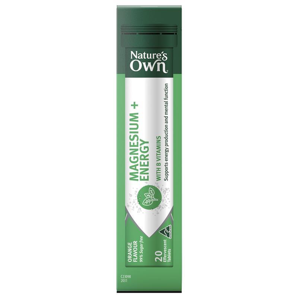 Nature's Own Magnesium + Energy 60 Effervescent Tablets