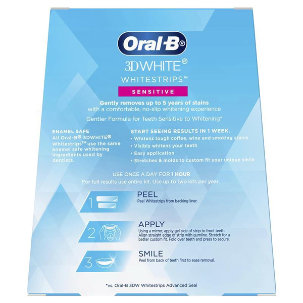 Oral B White Whitestrips Sensitive 14 Treatments