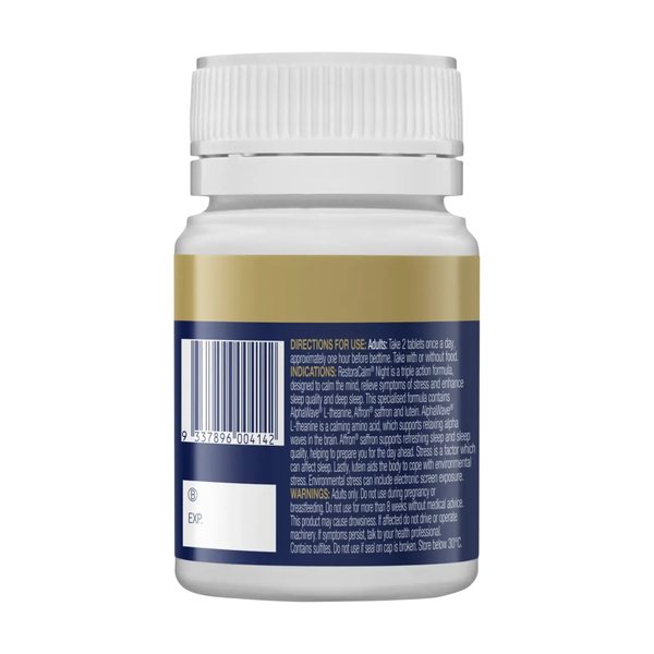 BioCeuticals RestoraCalm Night 60 Tablets