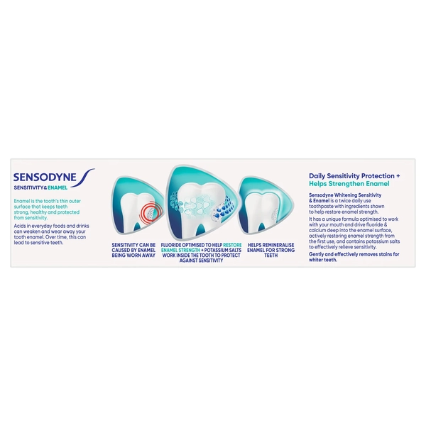 Sensodyne Sensitivity & Enamel Whitening Toothpaste 100g