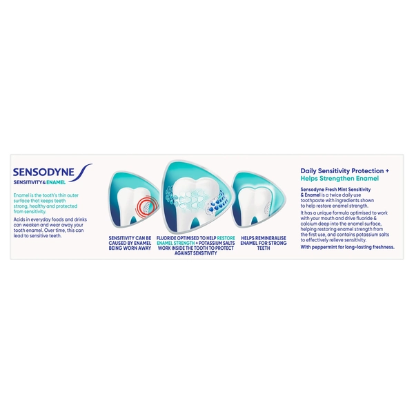 Sensodyne Sensitivity & Enamel Fresh Mint Toothpaste 100g