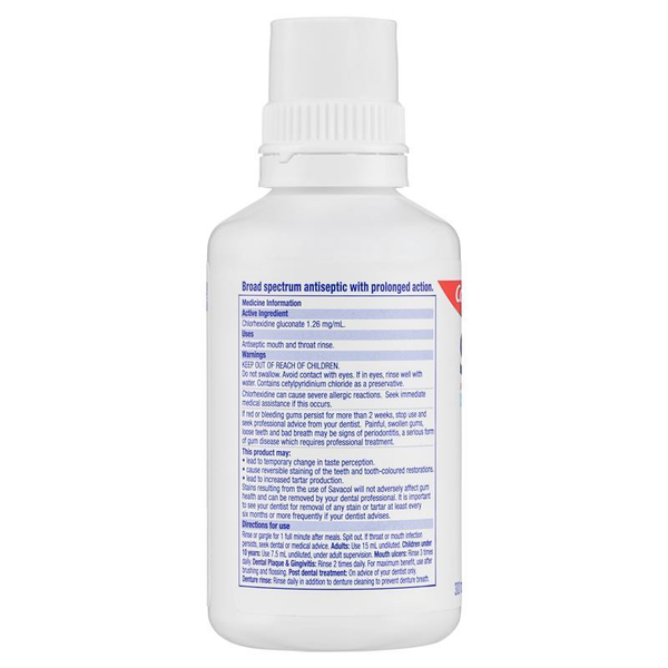 Colgate Savacol Alcohol Free Fresh Mint Mouthwash 300ml 