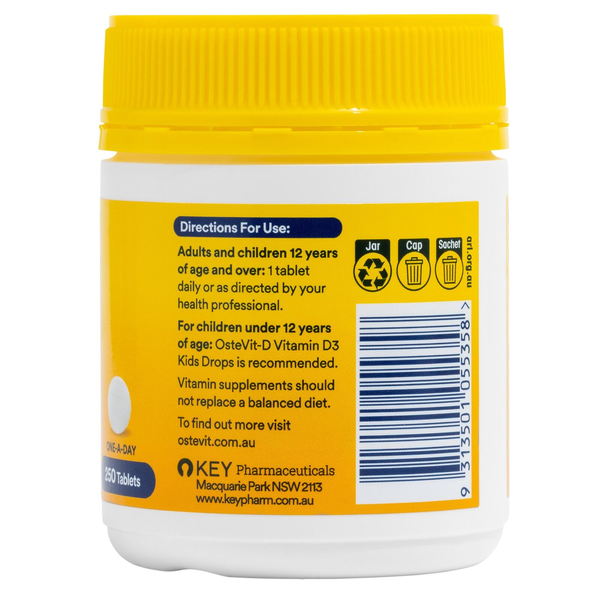 OsteVit-D Vitamin D3 1000IU 250 Tablets