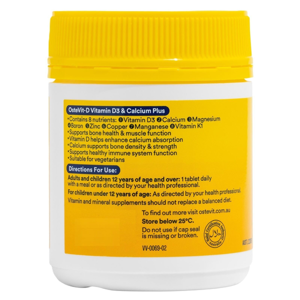 OsteVit-D Vitamin D3 & Calcium Plus 110 Tablets