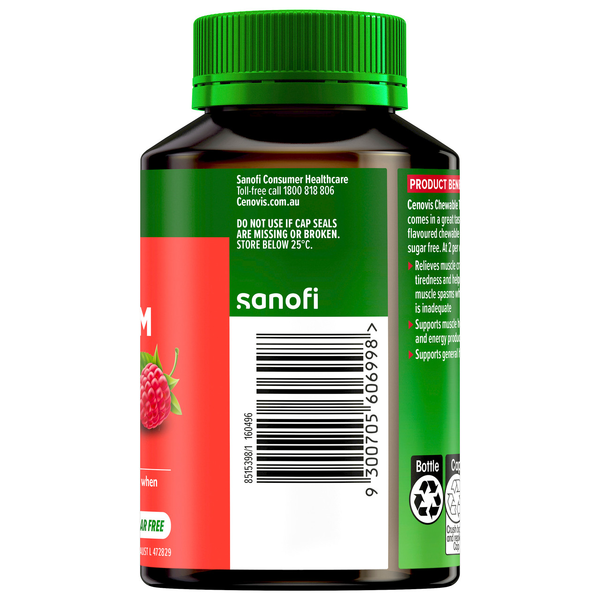 Cenovis Chewable Triple Magnesium 60 Tablets
