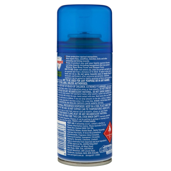 3X Aerogard Tropical Strength Insect Repellent Aerosol 100g
