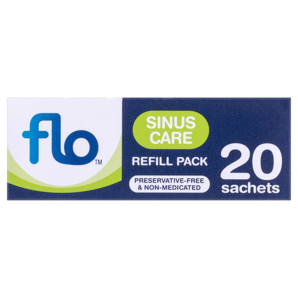 3X Flo Sinus Care Refill Pack 20 Sachets