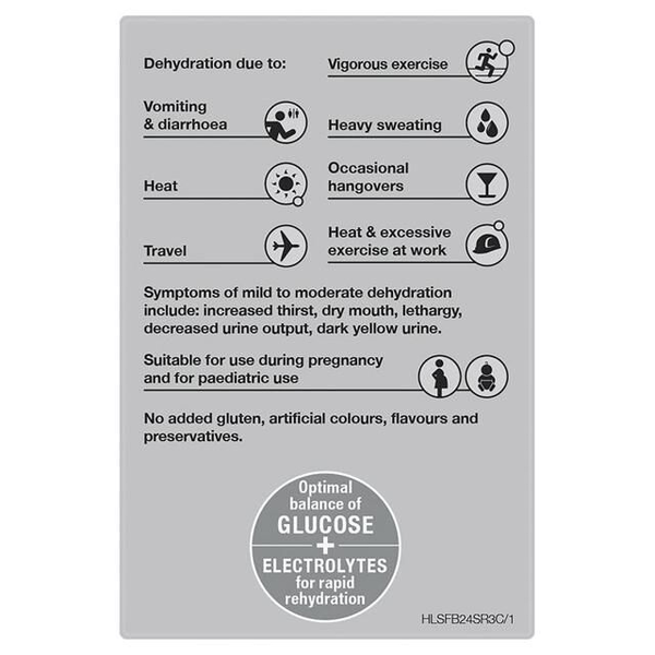 Hydralyte Fruity Bliss Multi Flavour 24 Electrolyte Powder Sachets