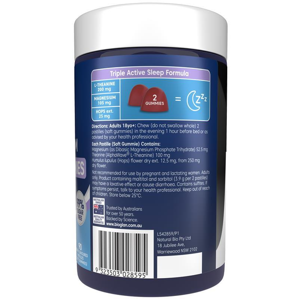 Bioglan Active Magnesium PM Deep Sleep 90 Gummies