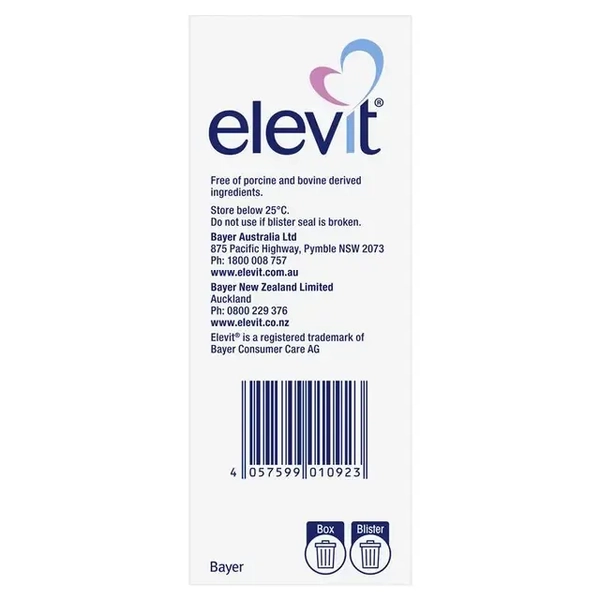 Elevit Pre-conception & Pregnancy 100 Tablets