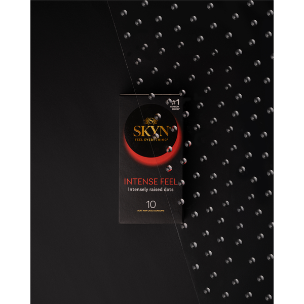 SKYN Intense Feel Intensely Raised Dots 10 Soft Non-Latex Condoms