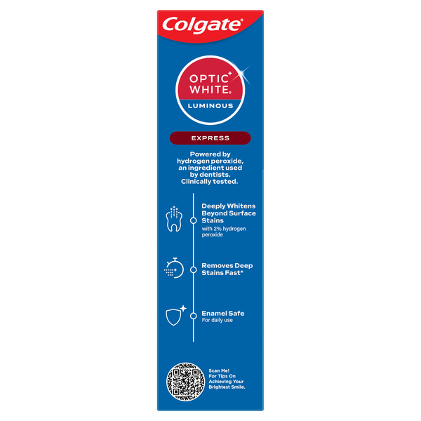 Colgate Optic White Luminous Express Fresh Mint Toothpaste 85g