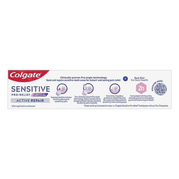 Colgate Sensitive Pro Relief Active Repair + Gum Care Toothpaste 110gm