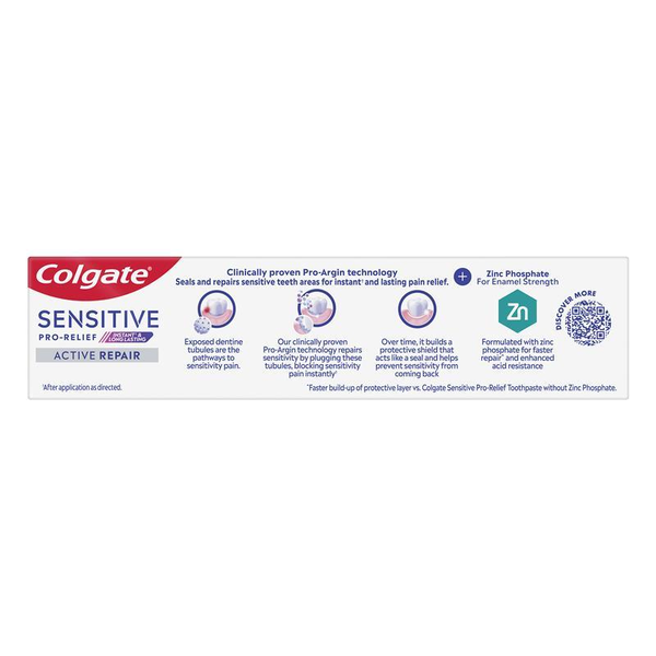 Colgate Sensitive Pro Relief Active Repair + Enamel Strength Toothpaste 110g