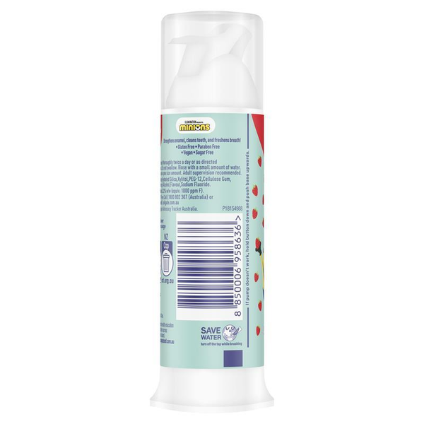 Colgate Kids Minions Strawberry Toothpaste Pump 6+ Years 85g