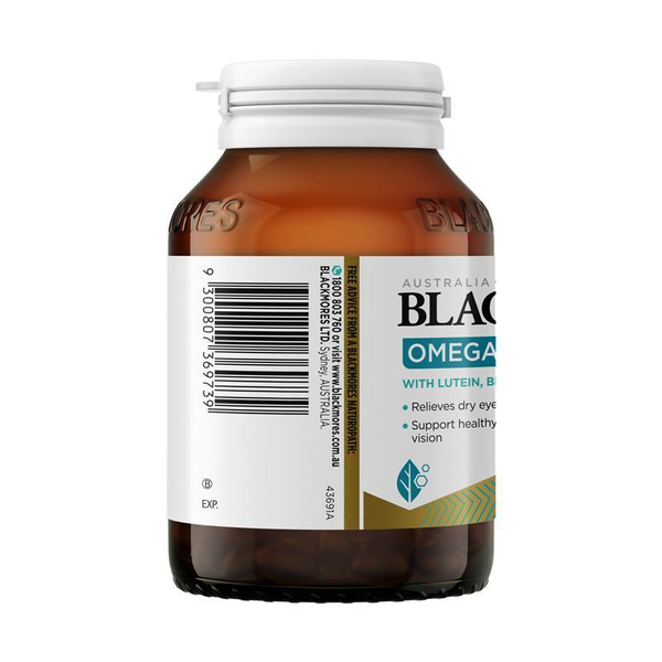 Blackmores Omega + Vision 60 Capsules