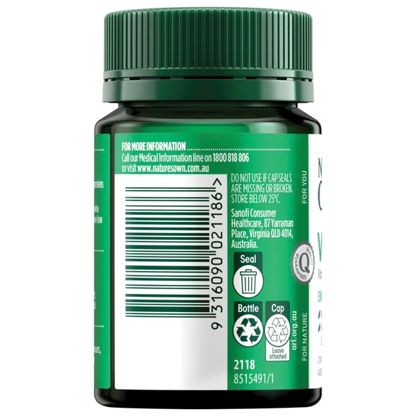 Nature's Own Vitamin B2 100mg 60 Tablets