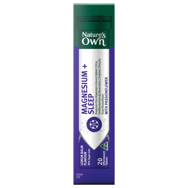Nature's Own Magnesium + Sleep 60 Effervescent Tablets