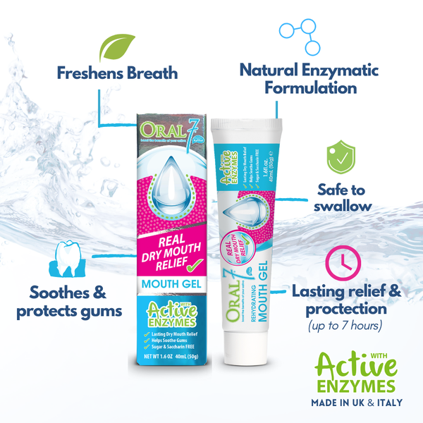 Oral 7 Mouth Gel With Active Enzymes 40ml (50g) Real Dry Mouth Relief