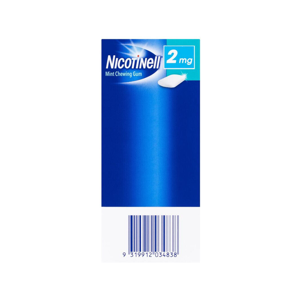 Nicotinell Regular Strength 2mg Mint Chewing Gum 144 Pieces
