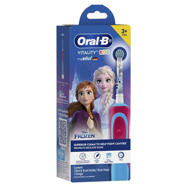 Oral B Vitality Kids Frozen Electric Toothbrush 1 Pack