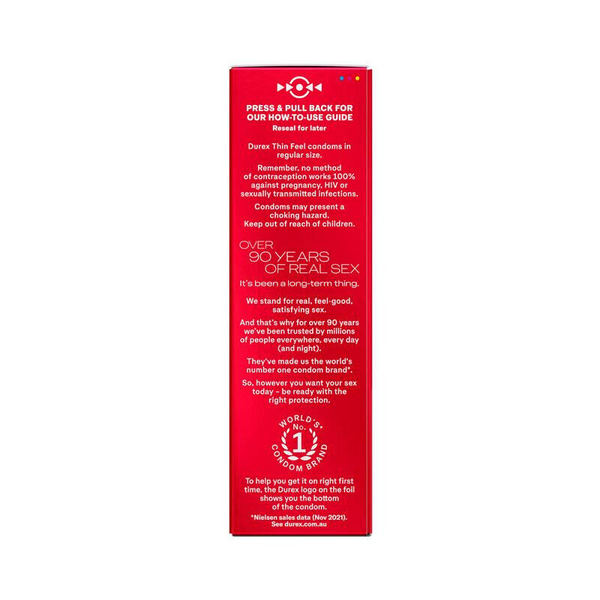 Durex Thin Feel Regular Fit 10 Condoms