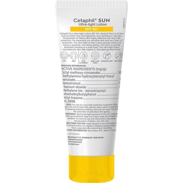 Cetaphil Sun SPF50+ Ultra Light Lotion 100ml