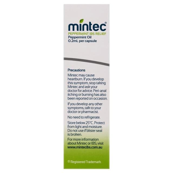 Mintec Peppermint IBS Relief 60 Capsules