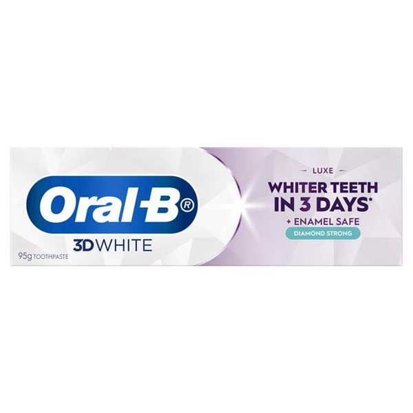 Oral B 3D White Luxe Diamond Strong Toothpaste 95g
