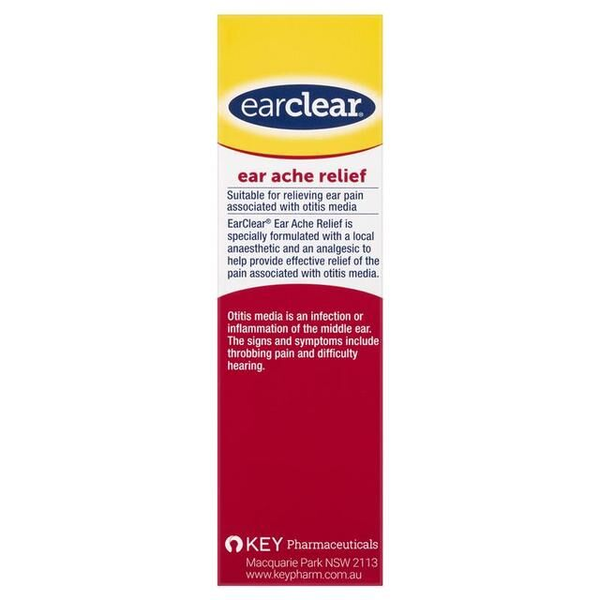 EarClear Ear Ache Relief 15ml