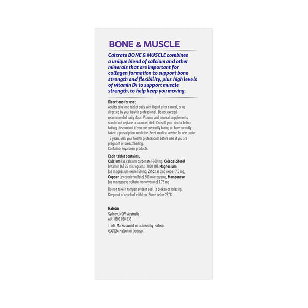 Caltrate Bone & Muscle 100 Tablets