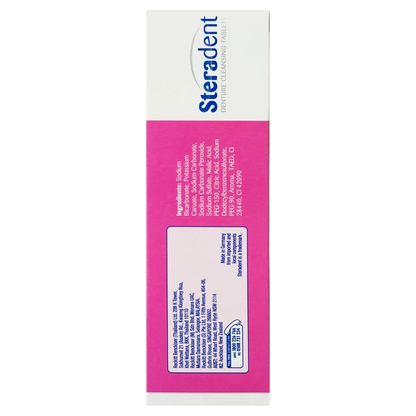 Steradent Denture Cleansing Tablets Extra Strength Whitening 48 Tablets
