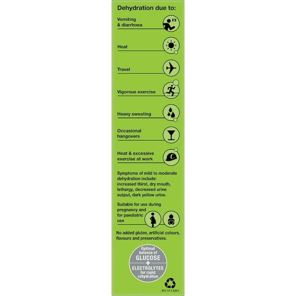 Hydralyte Lemon Lime 40 Effervescent Electrolyte Tablets 