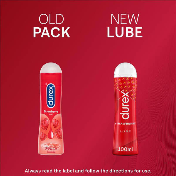 Durex Strawberry Lube 100ml Lubricant