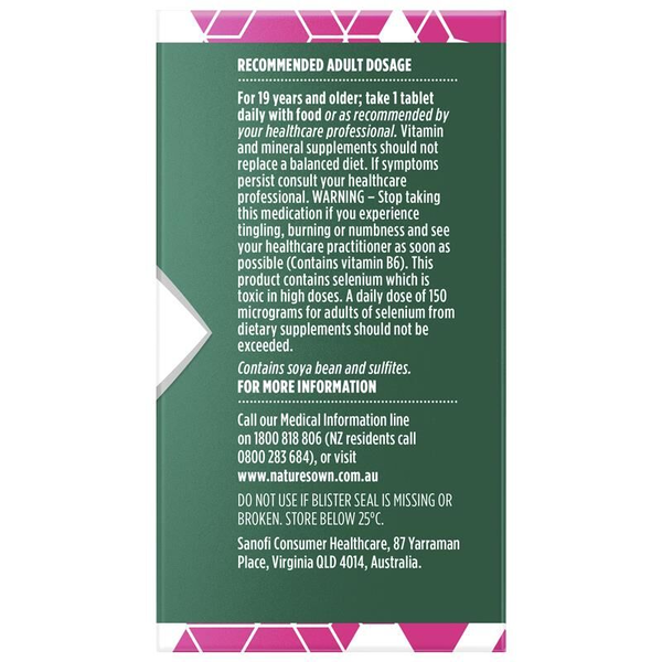 Nature's Own Bodyfuel Women's Multivitamin 60 Tablets