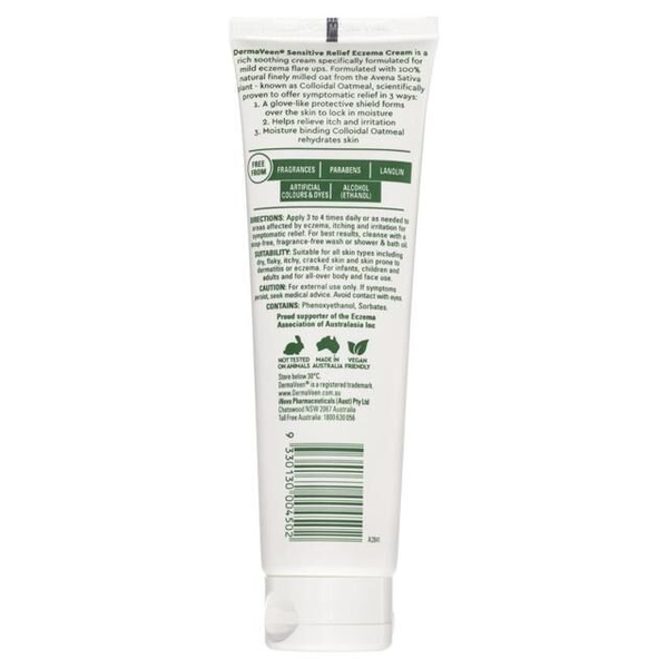 DermaVeen Sensitive Relief Eczema Cream 100g
