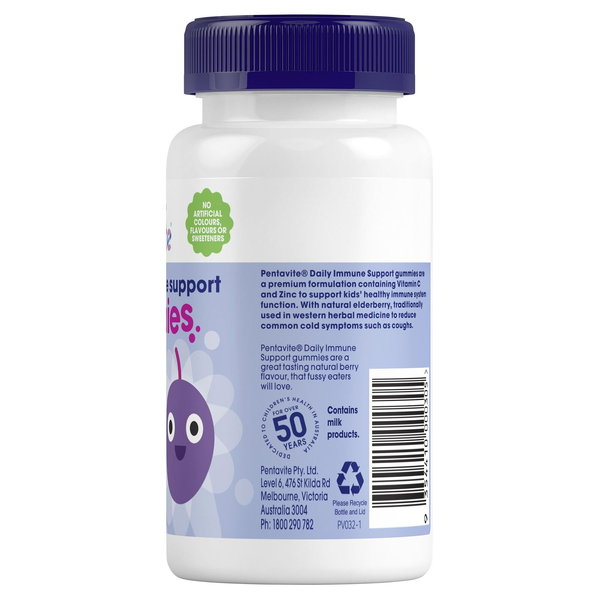 Pentavite Daily Immune Support Gummies 60 Pastilles