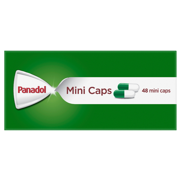 Panadol Mini Caps 500mg 48 Mini Capsules